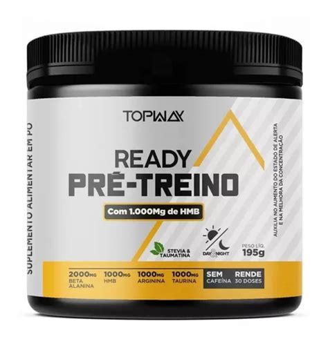 Suplemento en polvo Topway Pré Treino Pré Treino Ready Topway Sin