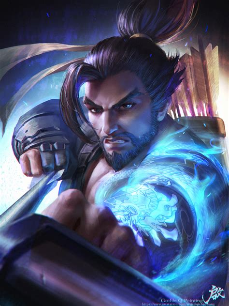 Artstation Overwatch Hanzo