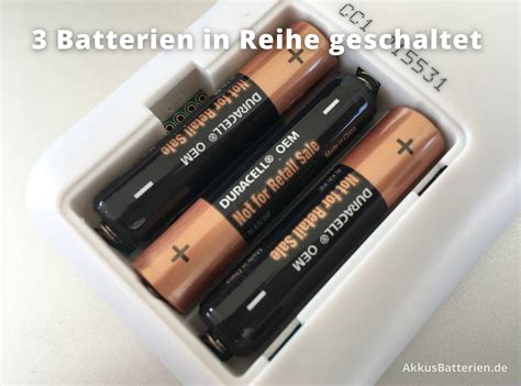 Batterien In Reihe Schalten Reihenschaltung Einfach Erkl Rt