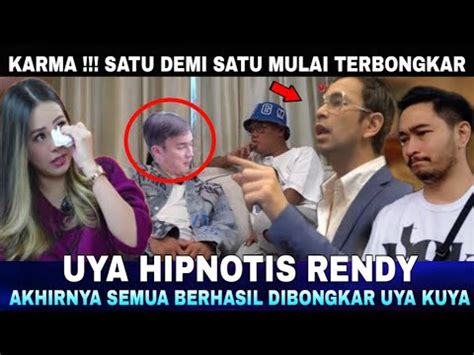 Uya Kuya Berhasil Hipnotis Rendy Bongkar Semua Kebohongan