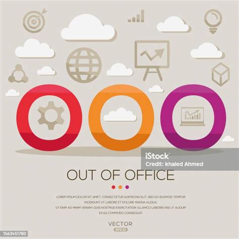 Ooo Out Of Office Stock Illustration - Download Image Now - Absence ...