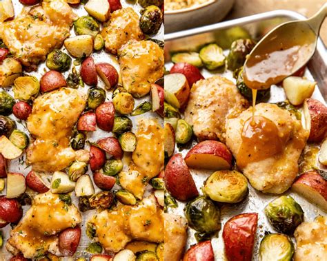 Sheet Pan Maple Dijon Chicken • Krolls Korner