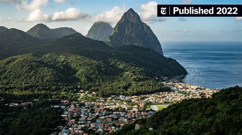 Diving Into The Local Culture On The Caribbean Island Of St Lucia The New York Times