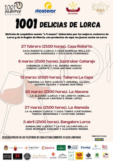 Cocineros locales y de la Región de Murcia se unen para ofrecer los