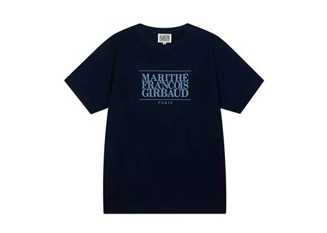 Buy Marithe Francois Girbaud Mouvement Classic Logo Tee Navy Online In