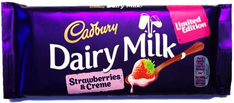 Dairy Milk Strawberries And Creme Lighter Limited Edtion Cadbury World