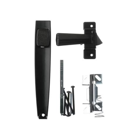 Hampton Products Wright V333bl Screen Door Push Button Latch Black