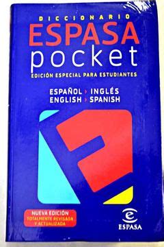 Libro Diccionario Espasa Pocket español inglés English Spanish