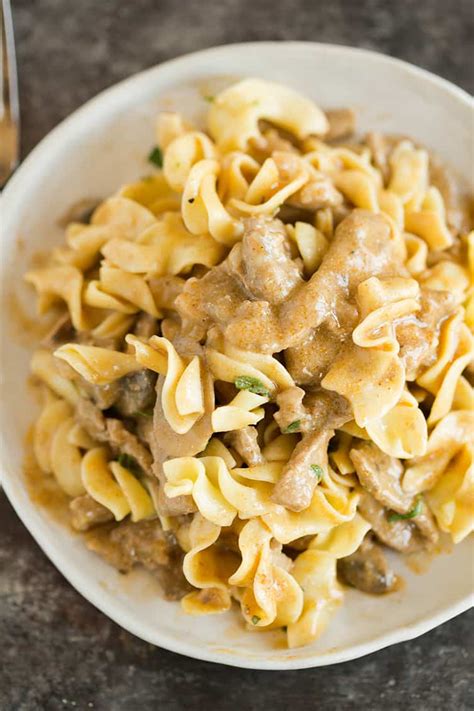 Beef Stroganoff Recipe Brown Eyed Baker