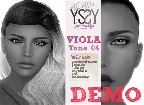 Second Life Marketplace Ysandys Demo Viola Skin Tone 04