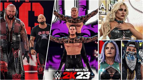 WWE 2K23 Pretty Sweet Pack All Entrances Finishers Victory Motion