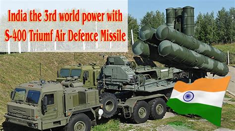 India The Rd World Power With S Triumf Air Defense Missile System