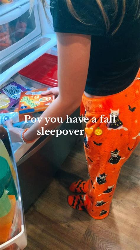 Fall Sleepover🍁🎃 Halloween Sleepover Halloween Things To Do Fall Fun