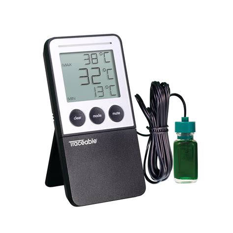 Traceable Calibrated Fridge Freezer Digital Thermometer With Bottle Probe Home