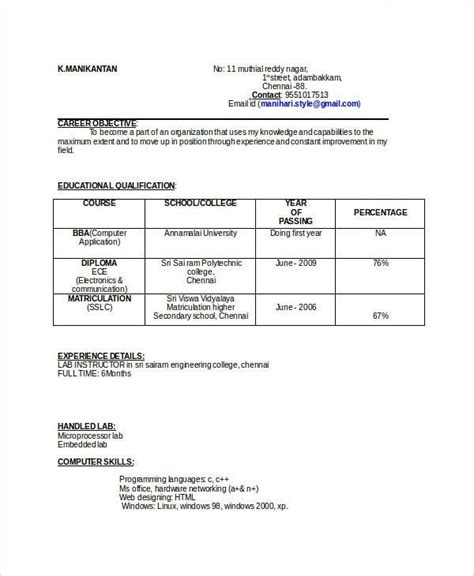 Ama Table Format Template