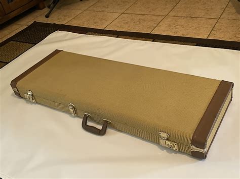 Fender Style Tweed Hardshell Electric Guitar Case Fits Reverb