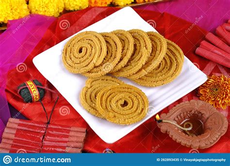 Indian Traditional Snack Chakli A Spiral Shaped Chakali Or Murukku Indian Traditional Tea Time