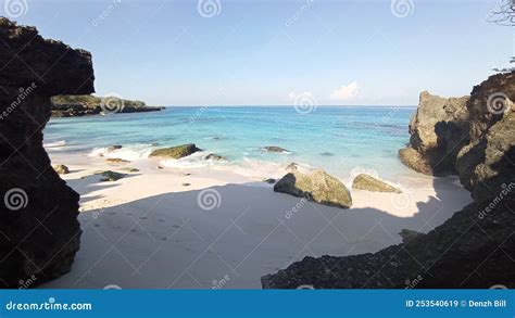 Uinian Beach, One of the Beaches on Semau Island, Kupang Regency with Stunning White Sand Stock ...