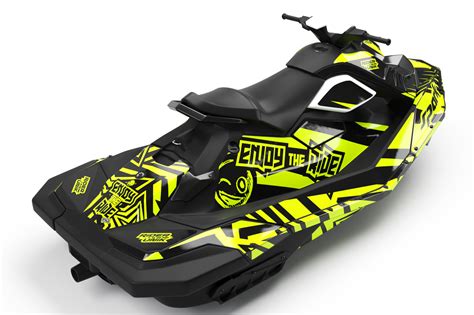 Kit Deco Sea Doo Spark Enjoy The Ride Fluo Full