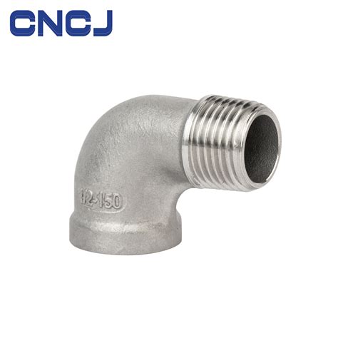 Reduced Street Elbow 90 Cast Investment Stainless Steel NPT Male Female