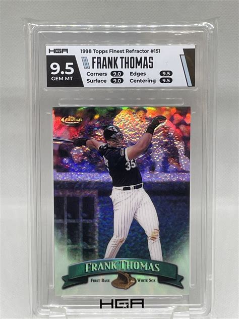 Topps Finest Refractor Frank Thomas For Sale Online Ebay