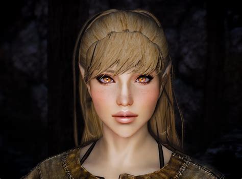 High Elf Preset Angel Se At Skyrim Special Edition Nexus Mods And