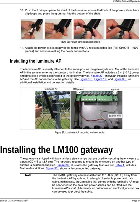 Senstar LM100 Outdoor Perimeter Intrusion Detection And Lighting System