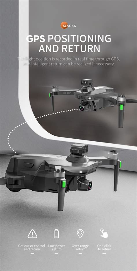 ZLL SG907 S RC Drone With 4K HD Camera 2 Batteries