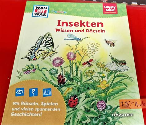 Was ist Was Junior Insekten Wissen und Rätseln BUCH Kaufen auf