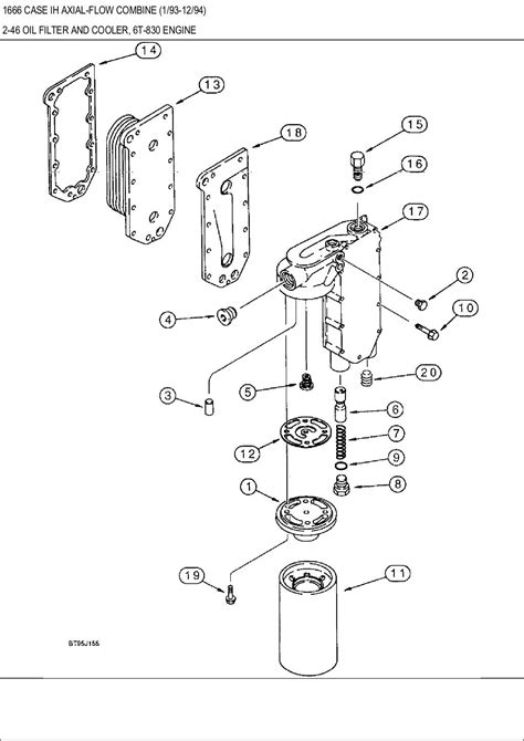 1666 CASE IH Axial - flow combine parts catalog