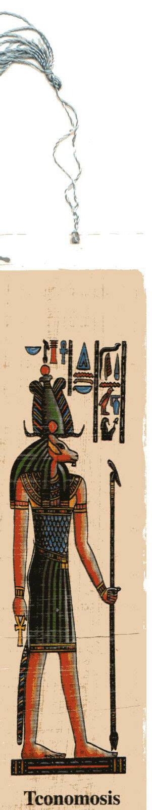 Egypt Pharaonic Kings Queens Gods Papayrus Bookmarks 50mm X 190mm Ebay