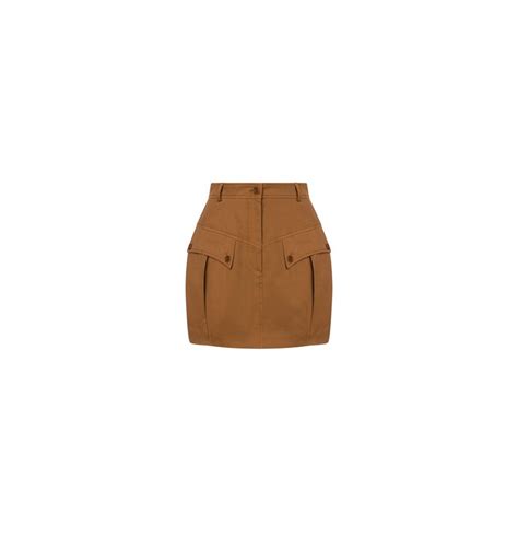 Mini Jupe En Gabardine Stretch ALBERTA FERRETTI