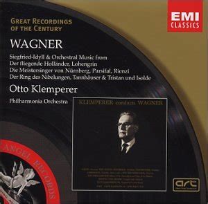 Orchestral Music From The Operas Wagner Klemperer Philharmonia