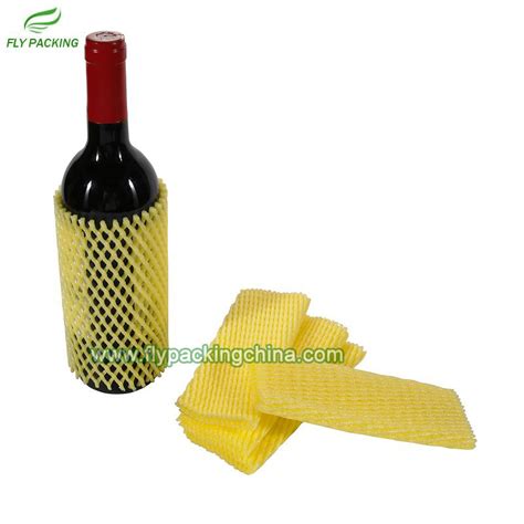 Epe Foam Packaging Protection Sleeve Net For Glass Wine Bottle China Glass Wine Bottle Foam