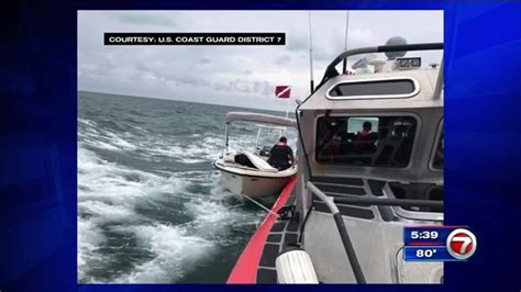 Coast Guard Rescues 4 Near Islamorada Wsvn 7news Miami News