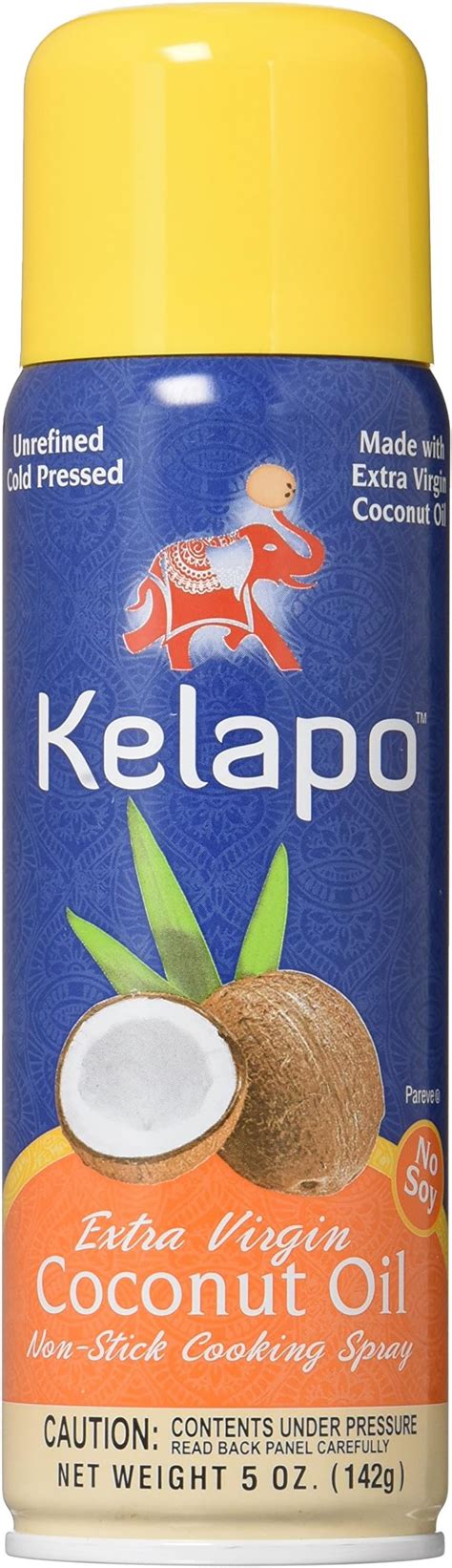 Kelapo Extra Virgin Coconut Oil Cooking Spray 5 Ounce Can 117391 79179