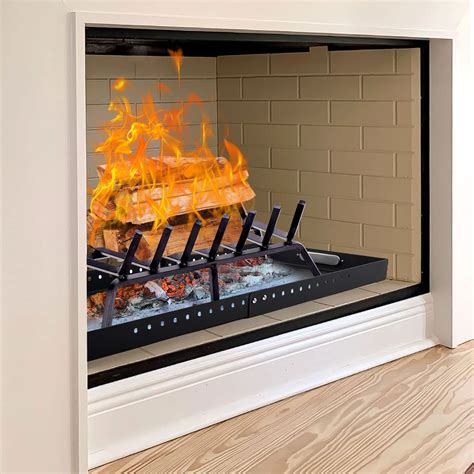 Adjustable Fireplace Tray For Ash Collection Expandable Ash Pan For Up