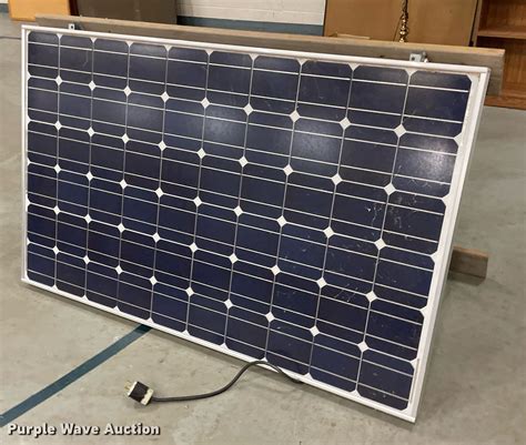 Sharp NU U235F1 Solar Panel In Hesston KS Item ME9949 Sold Purple Wave