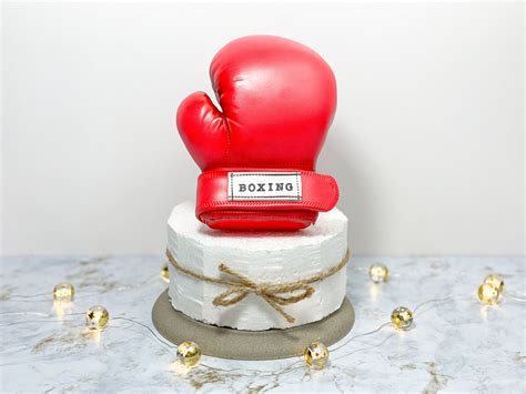 Boxing Glove Cake Topper Boxer Cake Topper Fighter Cake Topper