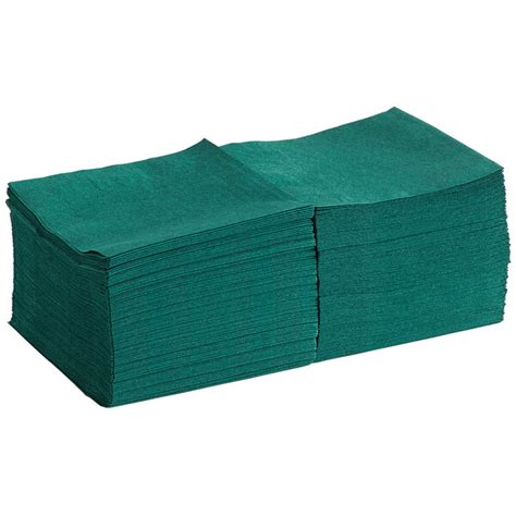 Choice Hunter Green 2 Ply Beverage Cocktail Napkin 1000 Case