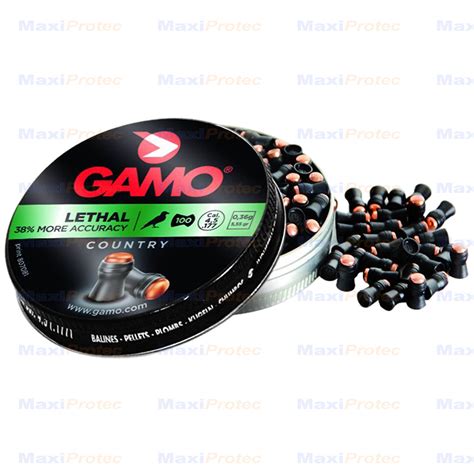 100 Plombs Gamo Lethal Cal 4 5 Mm Munitions Entretien