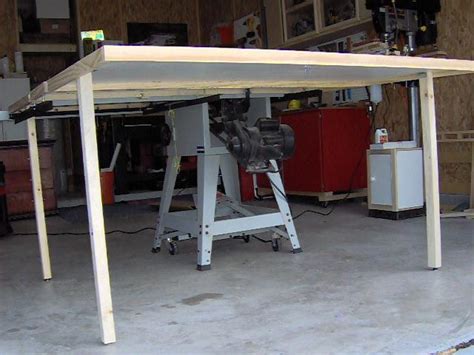 Shop Cabinet And Table Saw Extension