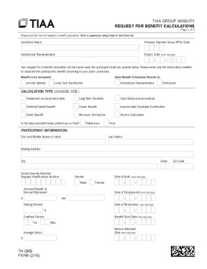 Fillable Online TIAA GROUP ANNUITY AUTHORIZATION TO MAKE DEDUCTIONS