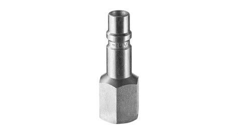 Irp 116103 Prevost Treated Steel Female Plug For Pneumatic Quick Connect Coupling G 1 2