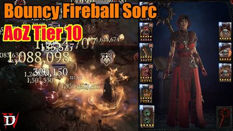 Bouncy Fireball Sorc Aoz Tier Youtube