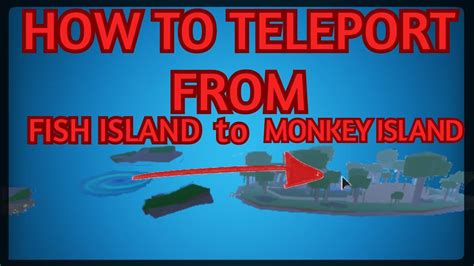 Blox Piece How To Teleport From Fish Island To Monkey Island Youtube