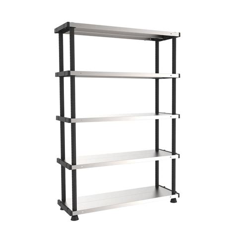 SHELVES 5-Tier Metal Shelf-SH5TMS - The Home Depot