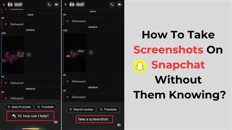how to take screenshots on snap without them knowing