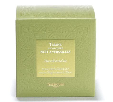 25 Sachets Tisane Nuit à Versailles Dammann Frères