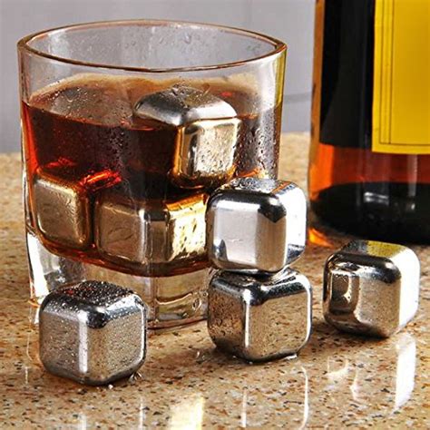 8pcs Whiskey Wine Beer Square Stones 440c Food Grade High Quality